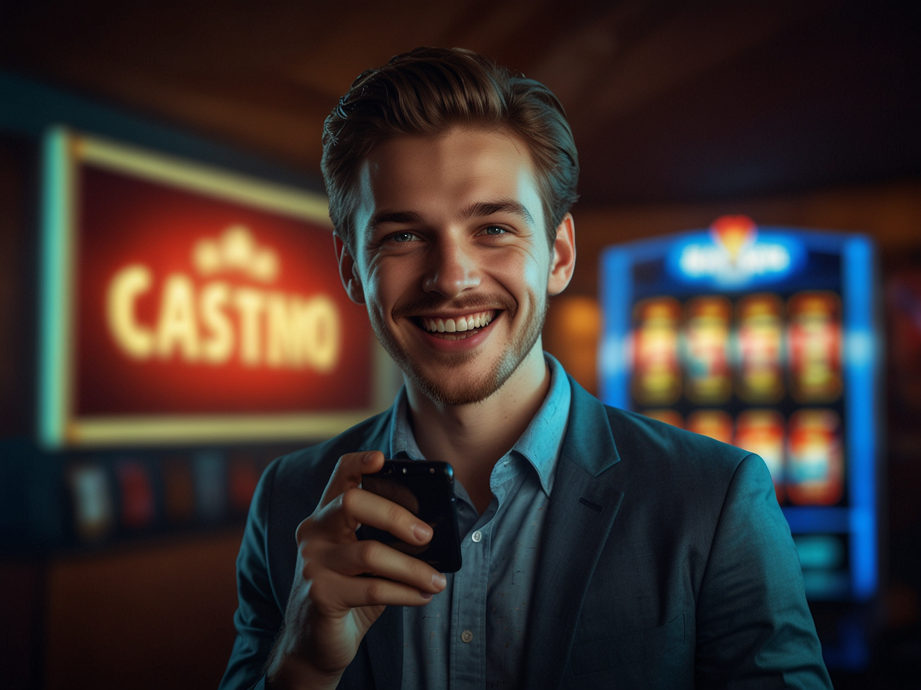 Главный баннер мобильного казино